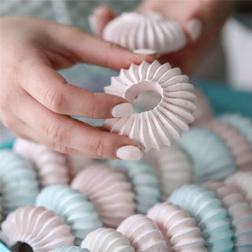 Enshousu Romia piping mouth Romeo hollow ring meringue frosting cookie squeezing mouth Romea butter mouth 795S# (thin cream cream is thinner)