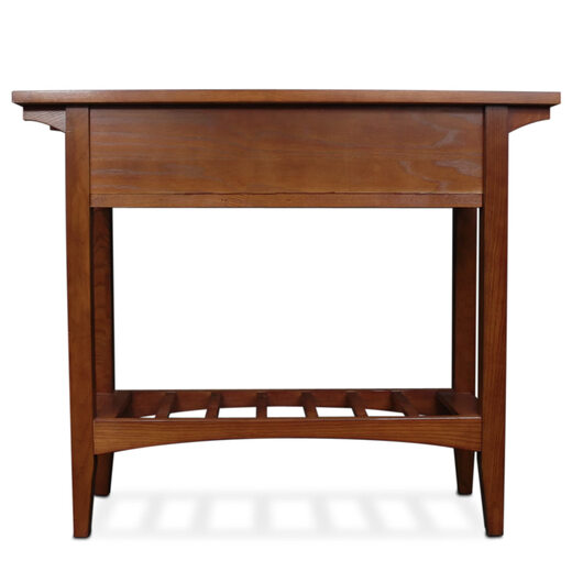 Leick Home Solid Wood Wine Rack Two Drawer Storage Home Bar Wine Table Multifunctional Restaurant Furnishings