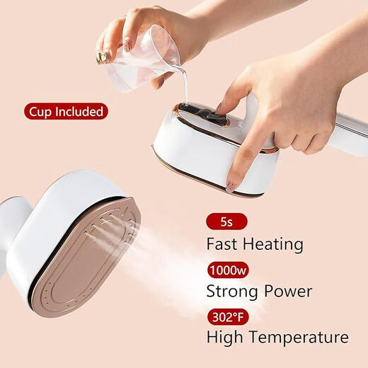 Steam brush handheld ironing machine rotating electric iron ironing machine wet and dry folding machine popular mini ironing steam 6198 purple US regulations 110v (no logo