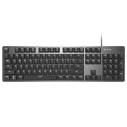 
Logitech mechanical keyboard K845 wired keyboard Full size single light TTC axis Gaming office keyboard DIY keycap K845 tea axis + white transparent keycap