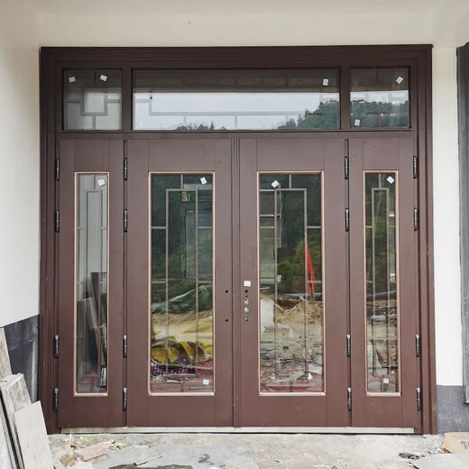 维诺亚别墅进户大门农村双开门仿门乡村自建房防盗入户大门 款式一 定制入户大门 给尺寸定做哦