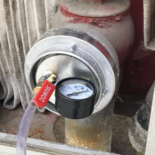 Suitable for customizing 65 pressure measuring DC fire water nozzle head with pressure gauge and switch fire hydrant cover test 65 DC pressure measuring water gun