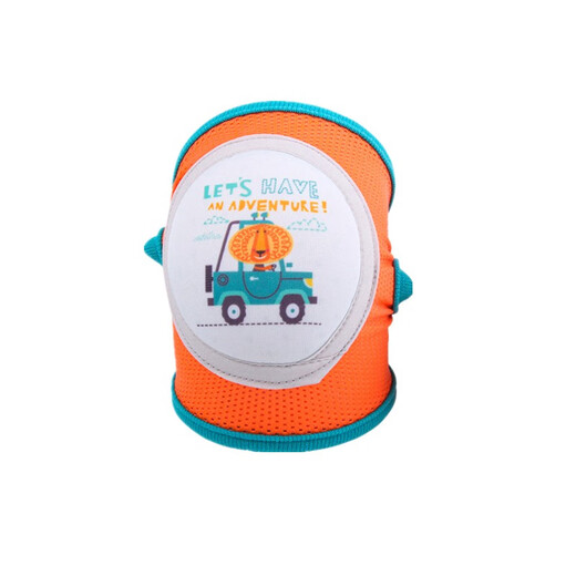 Lekali children's baby knee pads, summer thin crawling protective gear, toddler anti-fall artifact, children's knee protection pad, knee pads, travel lion (adjustable mesh)