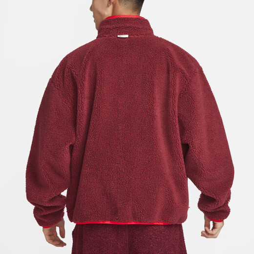 耐克（NIKE）外套男装春秋季新款运动服摇粒绒保暖立领男士夹克FZ6194-126 FZ6194-677红色 M