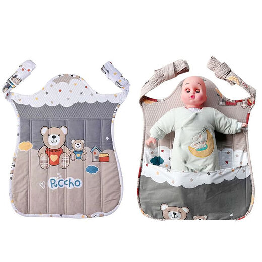 Guizhou Babygurt Yunnan traditionelles altmodisches Kind mit Kapuze mit Kapuze mit Kapuze für Babygurte 0 bis 3 Jahre alt, Mondbär (kleiner Koffer mit Tasche 0-1 Jahre alt)