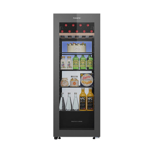 Casarte Languang 145-liter air-cooled frost-free ice bar household large-capacity living room tea refrigerator cabinet fresh cabinet office refrigerator display cabinet LC-145WLC9EG1U1 trade-in