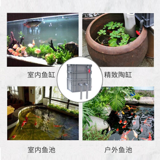 SUNSUN фильтр для аквариума, двор, пруд для разведения рыбы, система циркуляции воды, коробка для оборота, фильтрующая коробка, верхний фильтр, сделай сам, болотная гидропоника, очень большой, 80*40, трехслойная голая коробка