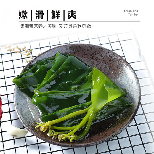 Yiyuan Straight from the Source Organic Salted Kelp Seedlings Salted Kelp Young Seedlings Cold Dish and Soup 500g*5 Packs of Organic Large Seedlings Plus 250g Seedlings