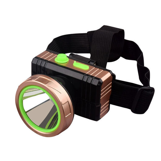 珍净缘 头灯led强光远射可充电锂电池户外夜骑钓鱼头戴式矿灯高亮头灯 白光锂电池+两档调光充电2000k