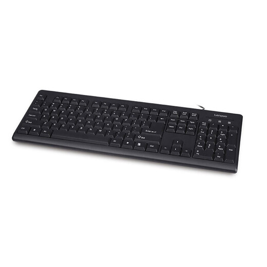 Lenovo K4800s original wired keyboard USB interface laptop all-in-one external desktop office universal thin design black