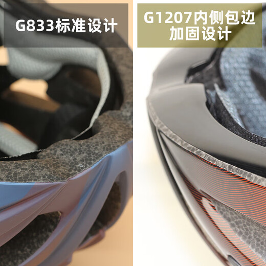 
GIANT (GIANT) helmet men and women bicycle equipment highway mountain bike riding hard hat Asian version G833 official dumb gradient dark gray (G833) M_L