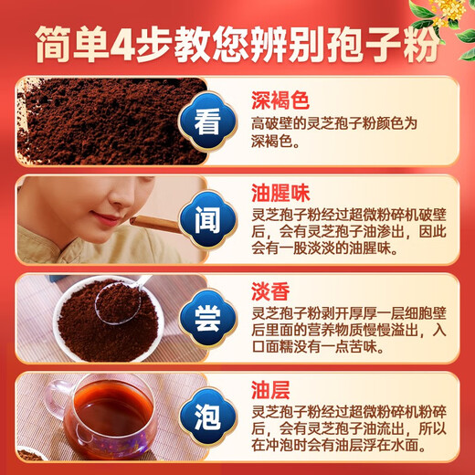 Fuyuankang Breaking Wall Ganoderma Lucidum Spore Powder Contains Ganoderma Lucidum Spore Oil Changbaishan Ganoderma Lucidum Extract Immunity Enhanced Health Products [3 days] 3 bags