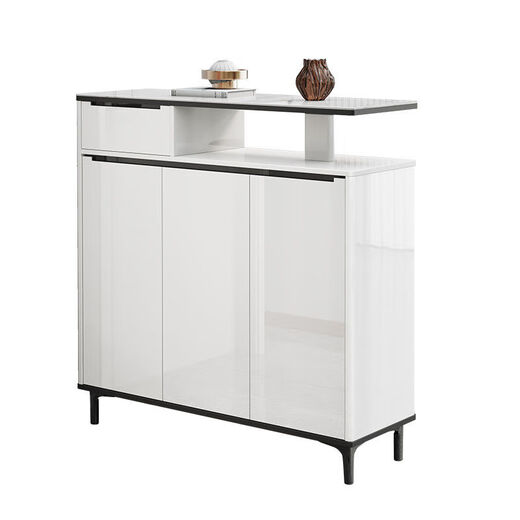 Erster lackierter Steinplatten doppelseitiger Schuhschrank Haushaltstür Wohnzimmer Trennzeichen leichter Luxusstil Einfacher Eingang Eingang Eingang Eingang Eingang Eingang Eingangsregal RD6621 Doppelseitiger Verandaschrank 80 Langpakete Installation Installation
