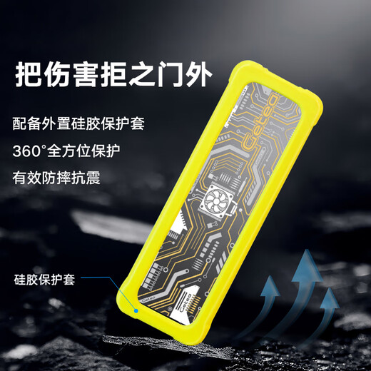 GETEA移动硬盘固态1t大容量NVMe高速Type-C3.1手机直连512g长江存储颗粒mac笔记本电脑外接2t固态硬盘 灰色【加密版 | 读取峰值1050MB/s】 512G（三年只换不修 | 白