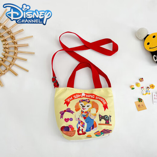 迪士尼（Disney）儿童包包童单肩包挎包卡通帆布韩版时尚儿童斜挎包洋气手拎包 9766粉独角兽