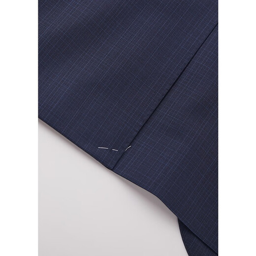 Blue Leopard (LAMPO) all season men's business suit top dark blue jacquard wool slim fit suit dark blue 52 (175/104) C