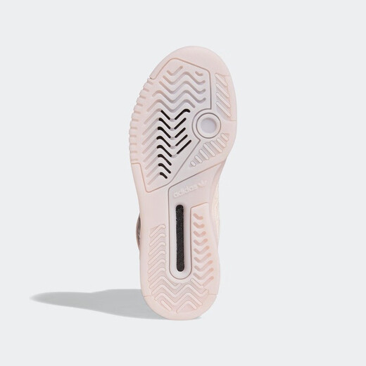 阿迪达斯 （adidas）女鞋春季新款运动鞋三叶草防滑耐磨高帮板鞋时尚休闲鞋GW9534 FV4885/粉色 39