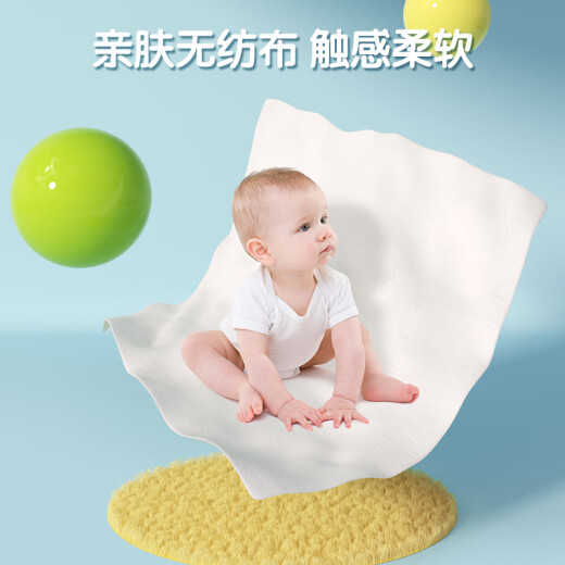Ankoxin baby wipes [80 pieces * 10 packs] disposable hand and mouth wipes baby soft wipes