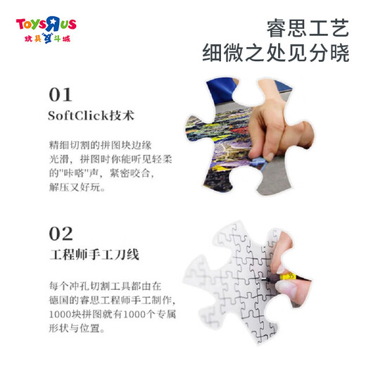 玩具反斗城睿思945片装异形米奇成人拼图高难度解压治愈玩具六一儿童节礼物 异形米奇12173