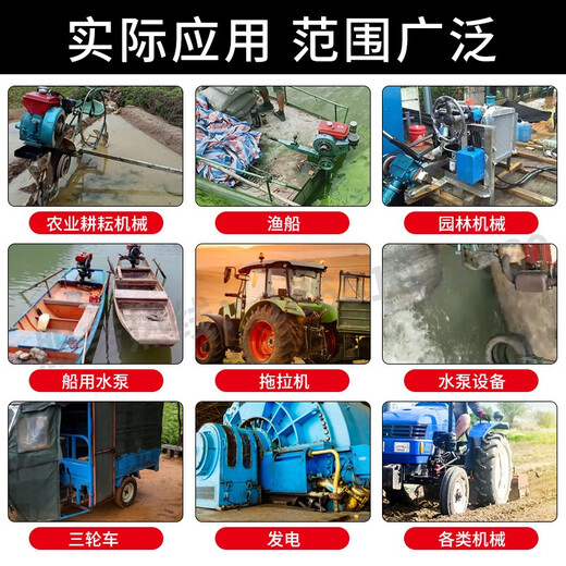 Dieselmotor Single Cylinder Changzhou wassergekühltes Full-Horse-Kraft
