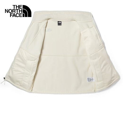 The North Face North Fleece Jacket Men's Outdoor Warm Thick Polar Fleece Jacket 7QT1 White/N3N S