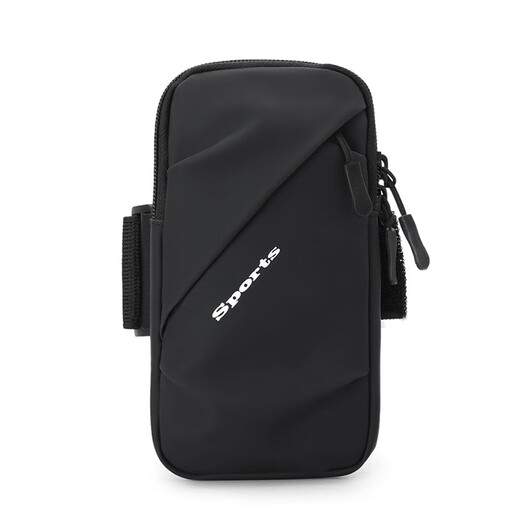 OLPAY running mobile phone arm bag single shoulder crossbody bag unisex wrist bag sports fitness equipment mobile phone waterproof arm bag arm cover men's and women's fitness equipment waterproof and thin black dual-purpose arm and wrist thin, breathable and non-slip