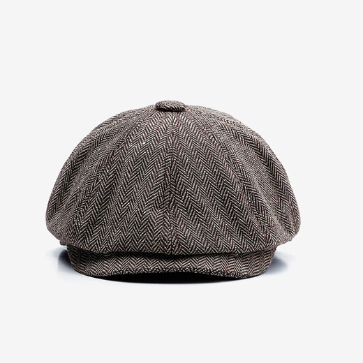 Qipier (Qipier) Beret Männer Britische blutige Gangsterhut Männer Frühling und Herbst vier Jahreszeiten Beret Hut Vielseitige Männer Oktagonal Hut Zeitung BLMJ-204 Dunkelgrau L 59-60 cm