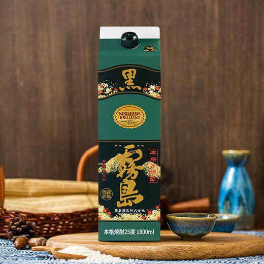 黑雾岛 日本烧酒 洋酒本格甘薯烧酒 地瓜烧烧酒 黑雾岛 本格甘薯烧酒 【黑雾岛纸盒装】1800ml