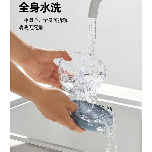 Jia Nier garlic pounder, manual garlic puller, garlic masher, multifunctional vegetable cutting artifact, vegetable shredder, hand pulled meat mincer, household press, hand pulled garlic press, vegetable cutter, small size