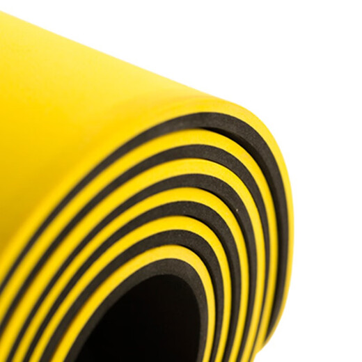 MONAMI yoga mat fitness TPE anti-slip thickening and widening Pilates home balance professional yellow
