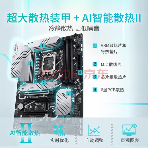 华硕（ASUS）PRIME Z790-A WIFI D5/Z690-P DDR4 主板 支持14700K 板U套装 PRIME Z790-P D5