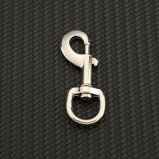 Alloy spring hook button 360 degree rotating lock buckle dance dragon buckle dog leash accessories dog buckle dog rope buckle medium 82 spring buckle + connecting buckle