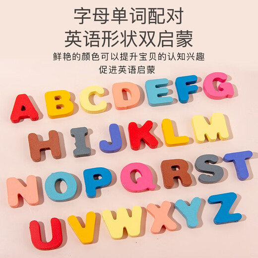 9合1配对板婴幼儿蒙氏早教益智玩具2-3岁宝宝积木拼图数字形状认知智力儿童开发一周岁男女小孩生日礼物 9合1人物对数板【九种玩法】