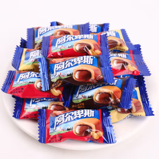 Alpine Xu Fuji Hochzeit Süßigkeiten Multi-Brand-Weiche und Harte Süßigkeit gemischte Geschmacksnack-Geschenkbox 1050g ungefähr 120 Happy Candy