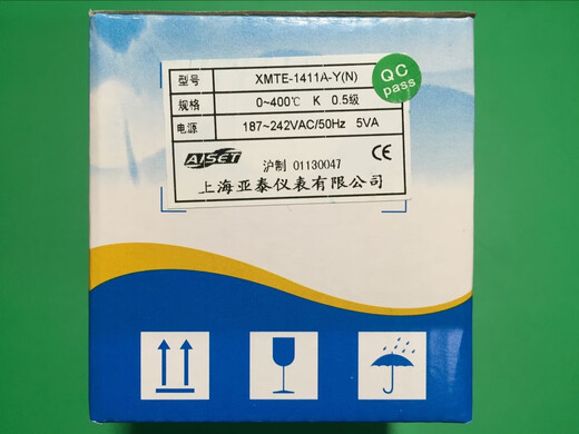 XMTE1000-2上海亚泰仪表温控XMTE-1411A 1401A 1421A 1011A 1 侧面型号XMTE-1421A-Y K 400度