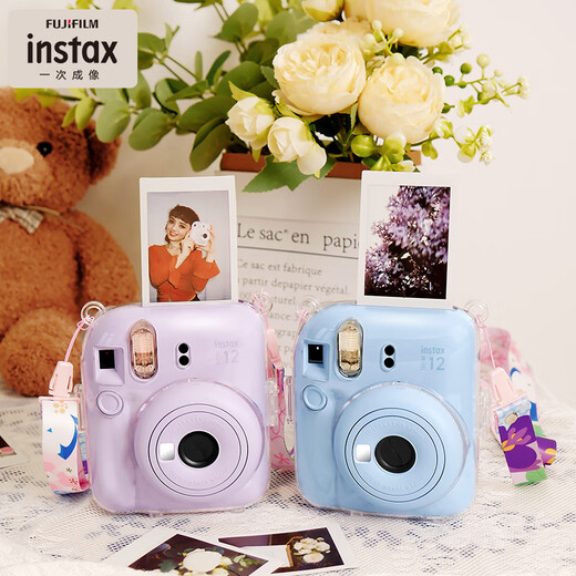 Fuji INSTAX one-time imaging mini12 accessories crystal case (including shoulder strap)