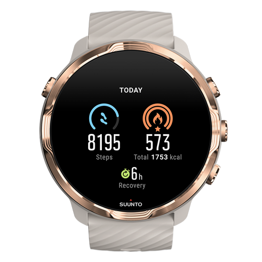 SUUNTO Suunto 7 Smart Sports Dual System Watch Beidou GPS Running Cycling Swimming Touch Screen Multi-Function Watch Sandstone/Sandstone Rose Gold