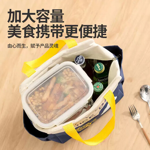 Menging Isolationsbeutel Büro Buntsbox Aufbewahrungstasche Picknicktasche Grundschule Lunchbox Mahlzeit Bag Bento Bag Isolation Box Beutel