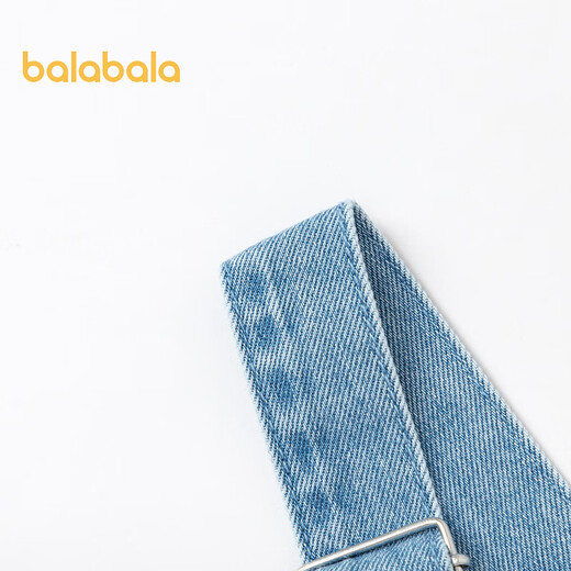 Balabala Kinderkleidung Mädchen Jeans Kinder Frühling große Kinderhosen Overall Denim Medium Blue 88201 130 cm