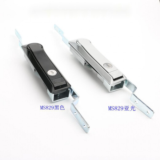 Dorf Beibei Haitan Kabinett Schloss MS828 Anschlussstange Lock Himmel und Erde Trolling Stange Lock MS829 Elektroschrank Tür Schloss MS460 Verbindungsstange Lock 829 Zinklegungsschloss schwarzer doppelseitiger Taste