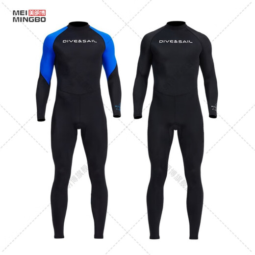 Zailu quick-drying large size swimsuit sun protection surfing wetsuit for men and women motorboat one-piece snorkeling wetsuit for hot springs black white flower sleeves for men - front zipper D03007 XS XS