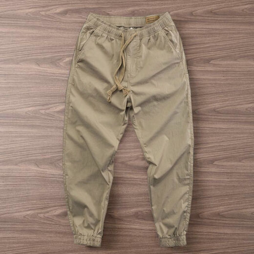 Commander Xiong Frühlings- und Herbstarbeitshose Männer leichte Outdoor Trendy Outdoor modische Hose Elastische Gürtel Trendy Hosen Männer schwarz #15696 Taschen können 3xl 145-160jin [Jin gleich 0,5 kg] abgeschnitten werden]