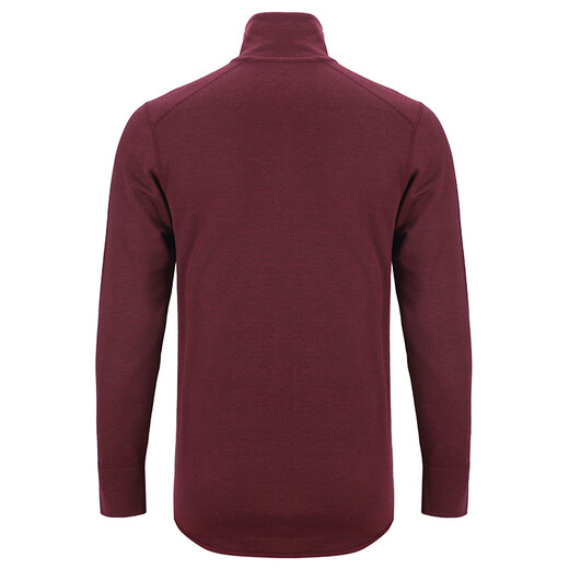 Naturally Inspired NI Men's 280gm Quick-drying Warm Merino Wool Double-sided Brushed Stand Collar Jacket 104180 Red 104180601 XL