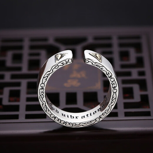 Xinshe God's Eye Ring Men's Trendy Hip-Hop Opening Men's Single Trendy Male Student Index Finger Ring for Boyfriend