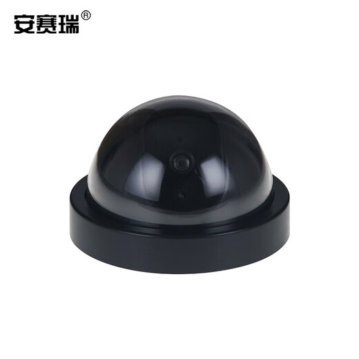 Ansery simulation camera hemispheric security deterrent with flashing red light monitor (battery not included) ABS 311252
