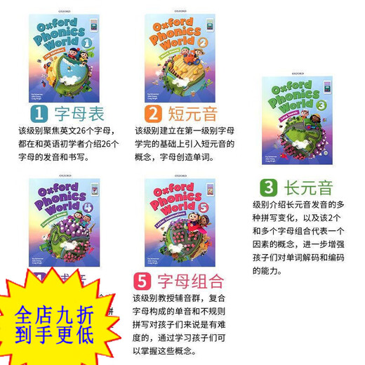 Oxford Natural Spelling Учебник Oxford Phonics World opw Новое издание Уровень 12345 Нажмите версию Уровень 1 (учебник + тренировочный зал)
