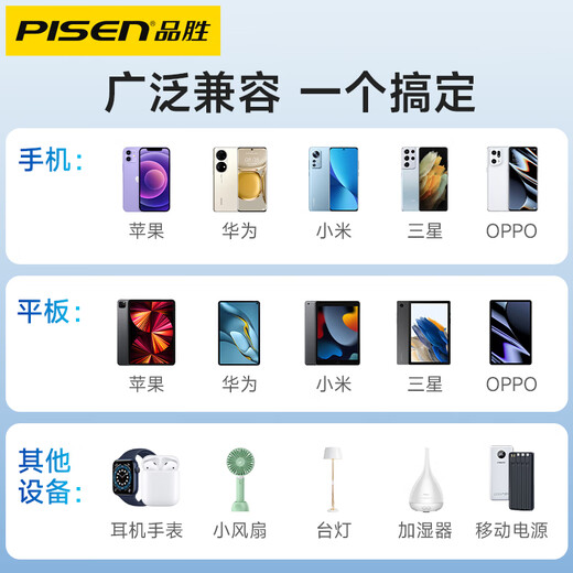 Pinsheng 3C zertifiziert Apple Android Ladegerät 5v2a Ladevorgang universal iPhone17/16/15/12/13/12 Huawei OPPO Xiaomi Vivo Mobile Kopfhörer-Stecker USB-C