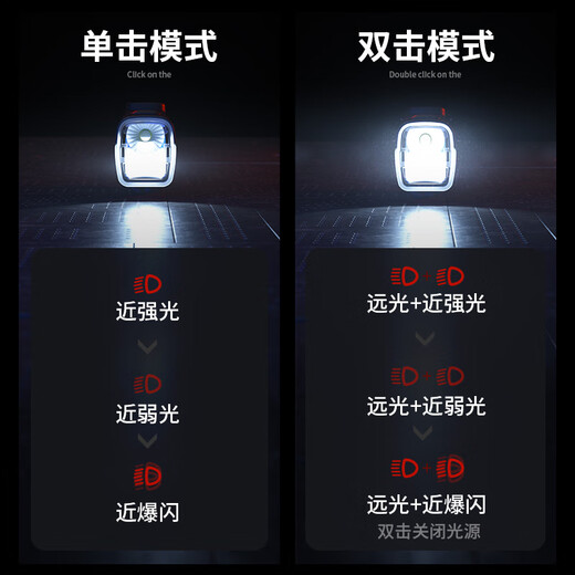 SupFire BL12 bicycle light headlight strong light flashlight USB charging night riding mountain bike road folding riding equipment
