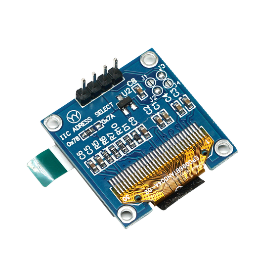 Throwing stones OLED display module 0.91/0.96/1.3 inches HD development board display blue/white/yellow blue optional 0.96 inches blue 4P 1 box