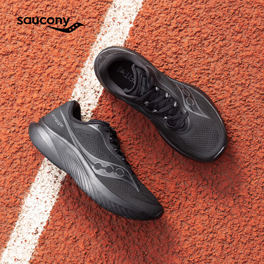Saucony 15 running shoes for men's lightweight cushioning breathable professional sports training sneakers Kinvara 15 black 201 42.5